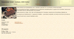 Desktop Screenshot of graberleder.ch